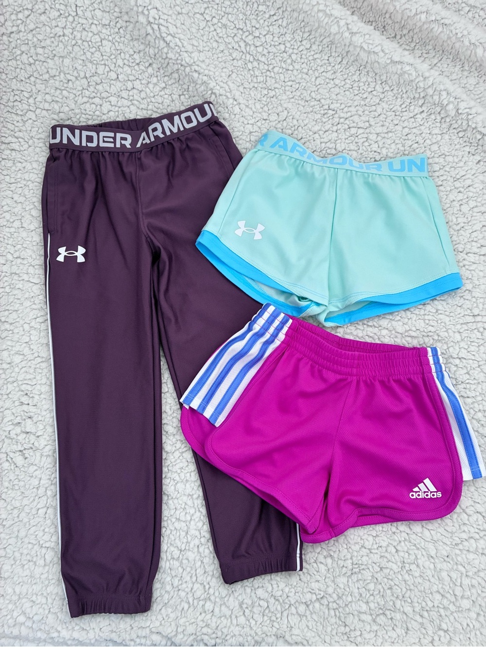Girls 4T/4 Activewear Bundle -Track Pants- Shorts